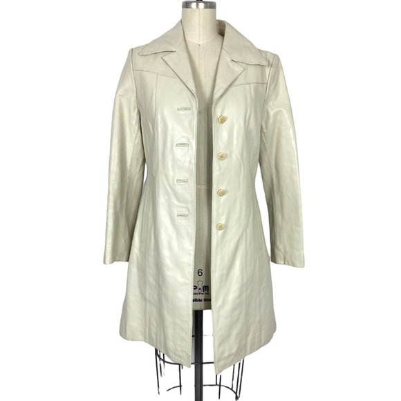 Steve Madden Jackets & Blazers - Steve Madden Vintage Y2K leather trench coat size XS